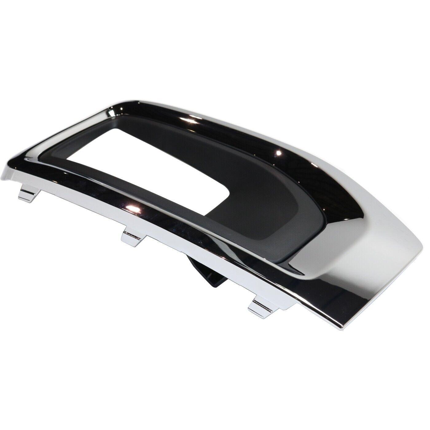 Enjoliveur de feu antibrouillard avant côté passager pour GMC Yukon Denali 2015-2020, chromé/texturé, GM1039187