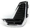 2020-2021 Gmc Acadia Fog Lamp Bezel Front Passenger Side Gloss Black With Chrome