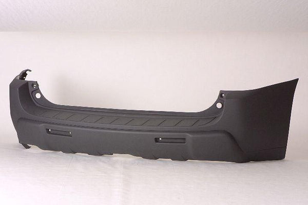 2005-2006 Chevrolet Equinox Bumper Rear Matte-Dk Gray Textured Ls Model Built-In Pad Capa