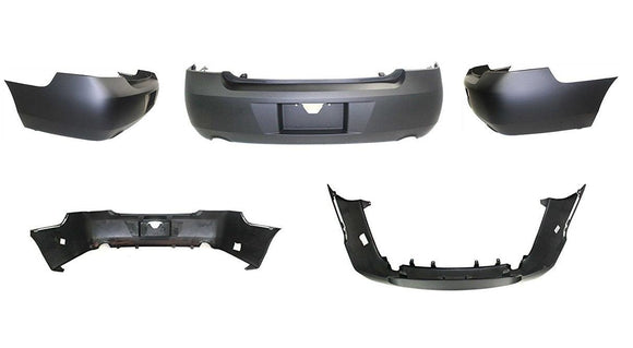 2014-2016 Chevrolet Impala Limited Bumper Rear Primed With Exhaust Lt/Ltz/Ss/Police Model
