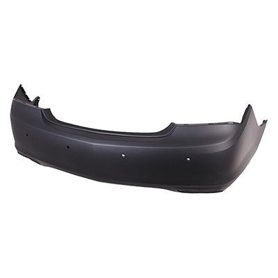 Pare-chocs arrière Buick Lacrosse 2014-2016, apprêté, double sortie d'échappement avec capteur (sans capteur latéral), GM1100927C