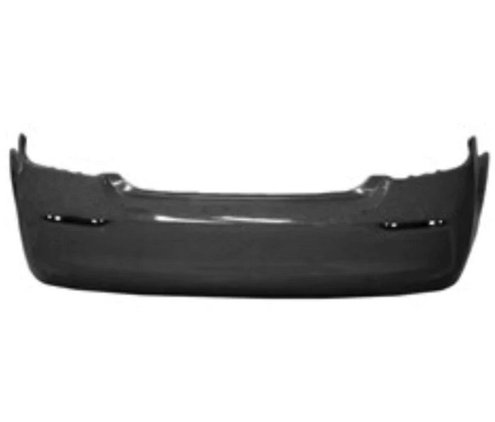 Pare-chocs arrière apprêté pour Chevrolet Sonic Sedan 2017-2020 avec capteur/démarrage à distance (sans pack RS), référence GM1100A03C - Hunt Parts