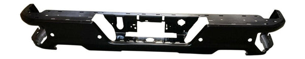 2019-2020 Gmc Sierra 1500 Bumper Face Bar Rear Steel Ptm With Blind Spots Dual Exhaust