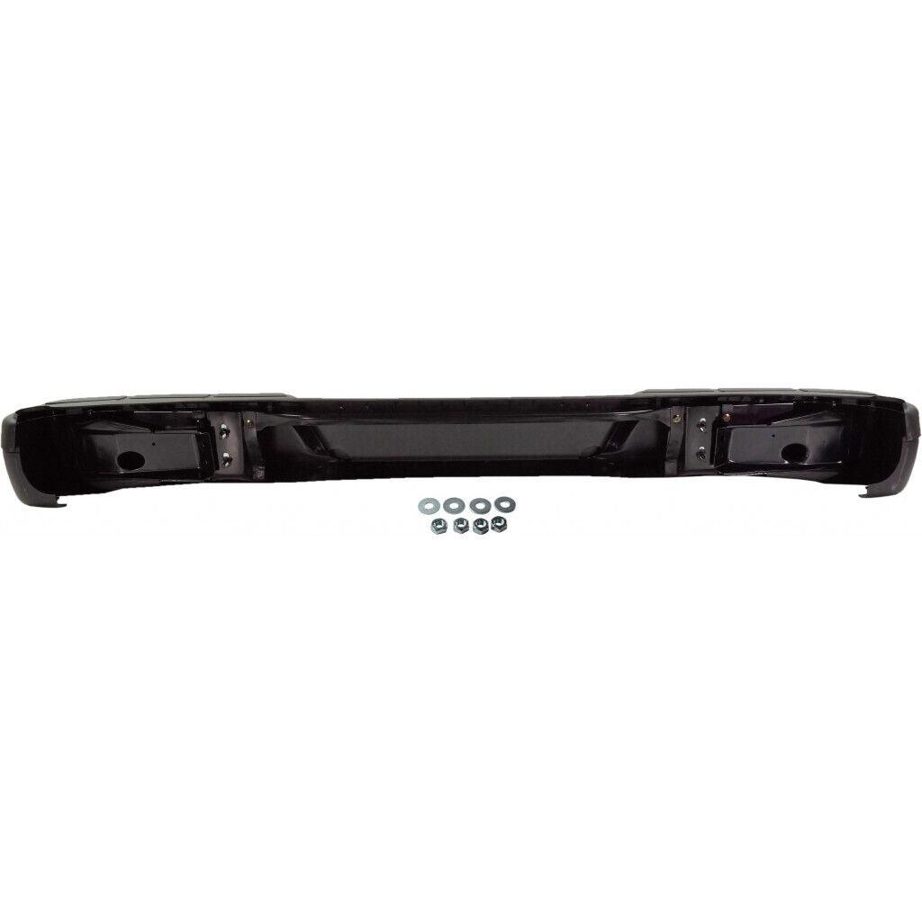 Pare-chocs arrière noir pour GMC Savana 1996-2019, sans capteur, avec support et coussinets noirs, référence GM1103143