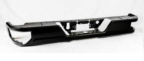 2020-2021 Gmc Sierra 3500 Bumper Rear Assembly Chrome With Blind Spot Brackets Single Exhaust