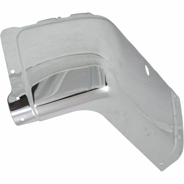 2007-2013 Gmc Sierra 3500 Bumper End Rear Driver Side Chrome With Sensor Economy Quality