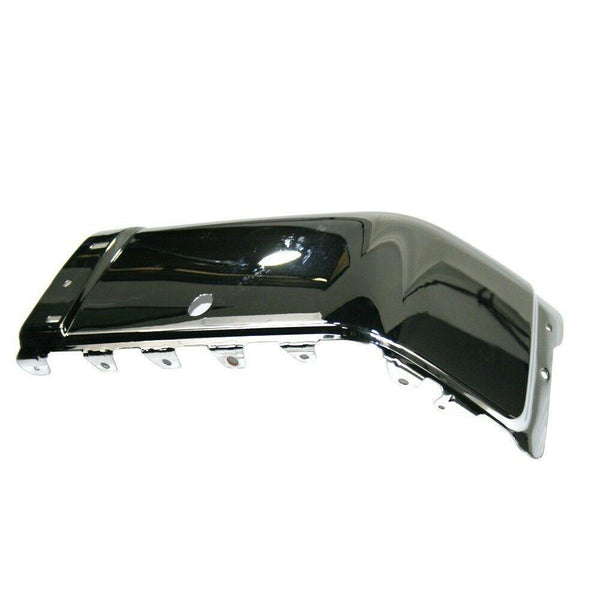 2007-2013 Chevrolet Silverado 1500 Bumper End Rear Driver Side Chrome With Sensor