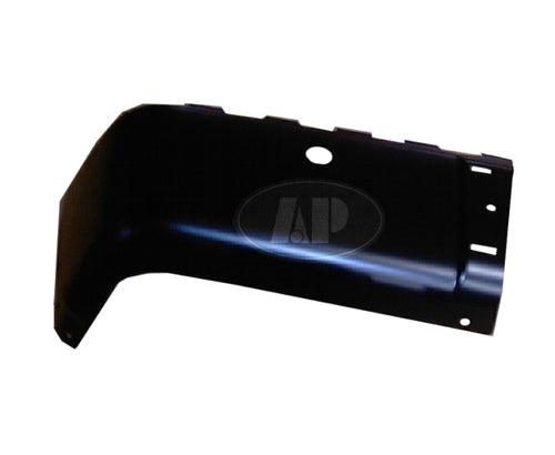 2011-2014 Gmc Denali 3500 Bumper End Rear Driver Side Black With Sensor Hole Steel