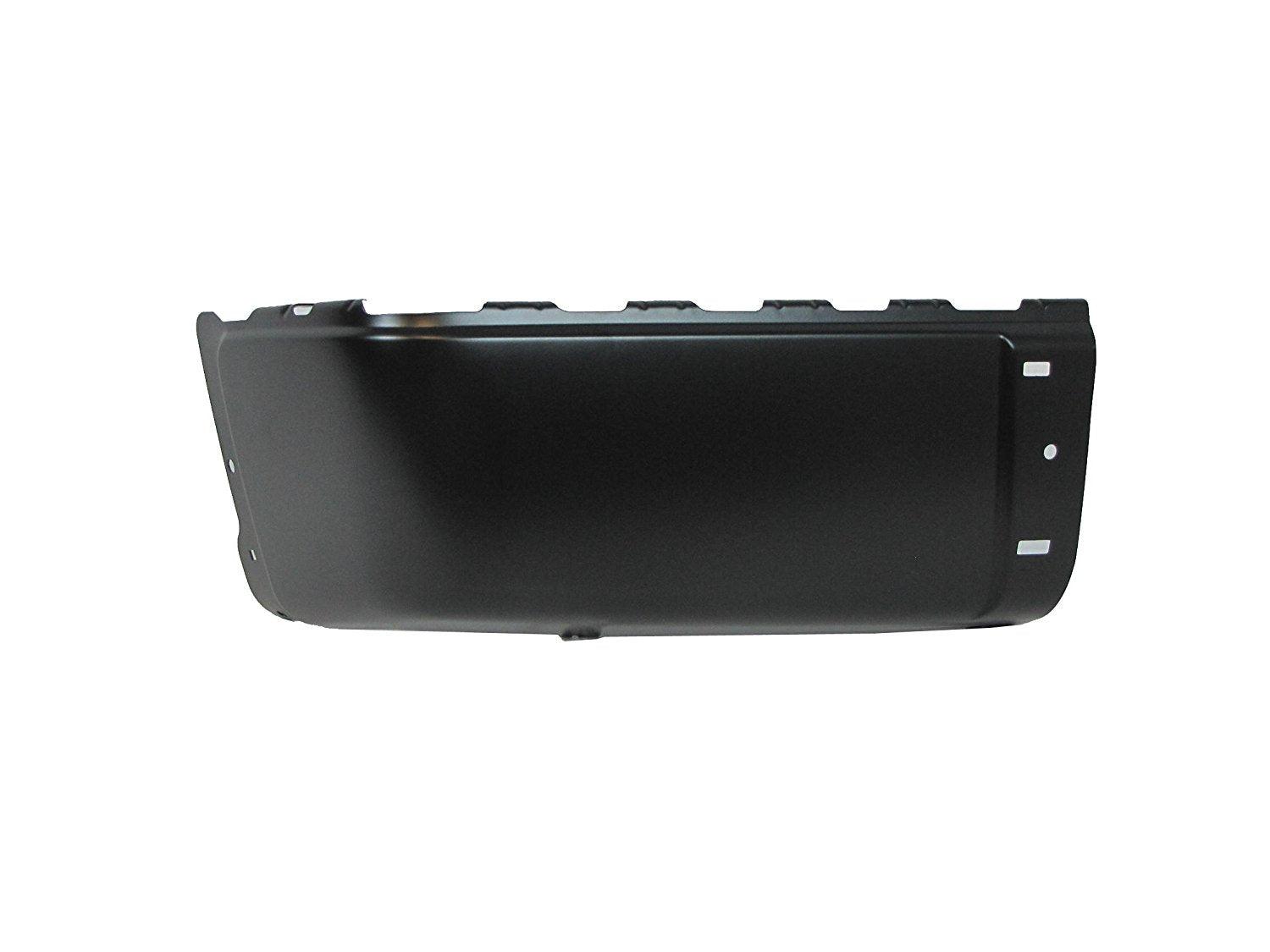 Pare-chocs arrière côté conducteur pour GMC Sierra 2500 (2007-2013), noir, sans trou pour capteur, acier, séries 2500/3500 (2007-2010), GM1104151