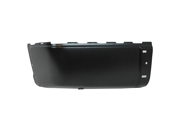 2007-2013 Gmc Sierra 3500 Bumper End Rear Driver Side Black Without Sensor Hole Steel 2500/3500 Series 07-10
