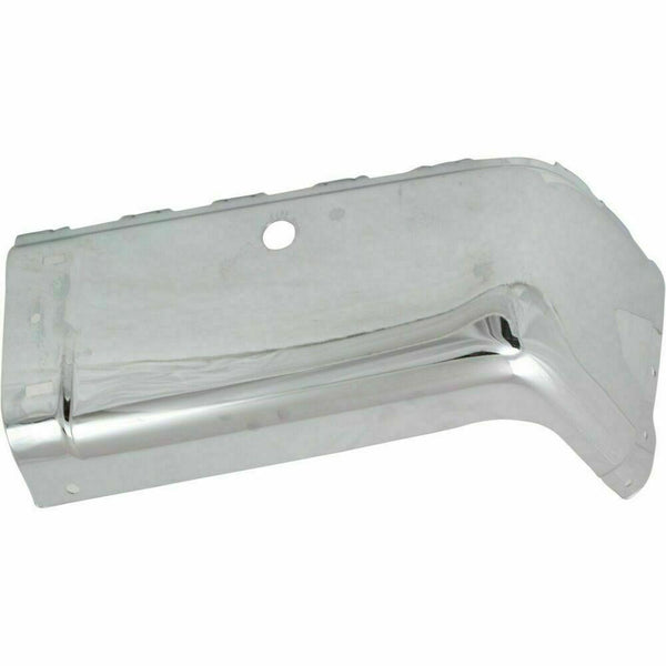 2007-2013 Gmc Sierra 3500 Bumper End Rear Passenger Side Chrome With Sensor