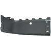 2011-2014 Chevrolet Silverado 3500 Bumper End Rear Passenger Side Black With Sensor Hole Steel