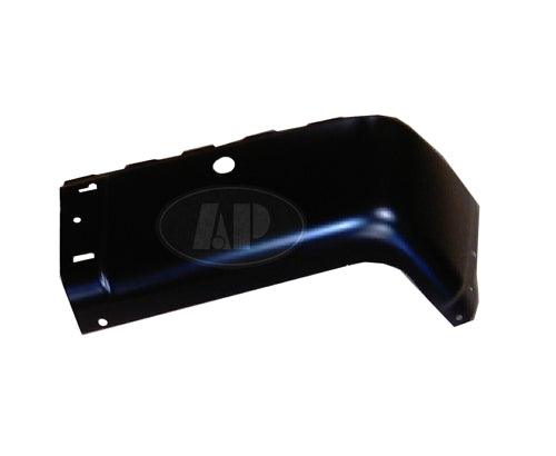 2011-2014 Chevrolet Silverado 2500 Bumper End Rear Passenger Side Black With Sensor Hole Steel