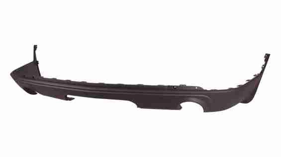 Pare-chocs arrière inférieur Chevrolet Traverse 2013-2017, gris foncé, avec double sortie d'échappement, sans attelage ni capteur, GM1115112