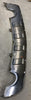 2008-2010 Saturn Vue Bumper Skid Plate Rear Chrome With Dual Exht