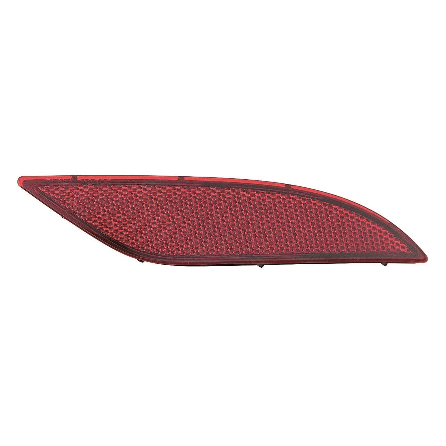 Réflecteur arrière côté passager pour Chevrolet Malibu 2016-2019 (2019) avec sortie d'échappement simple uniquement, référence GM1185113C - Hunt Parts
