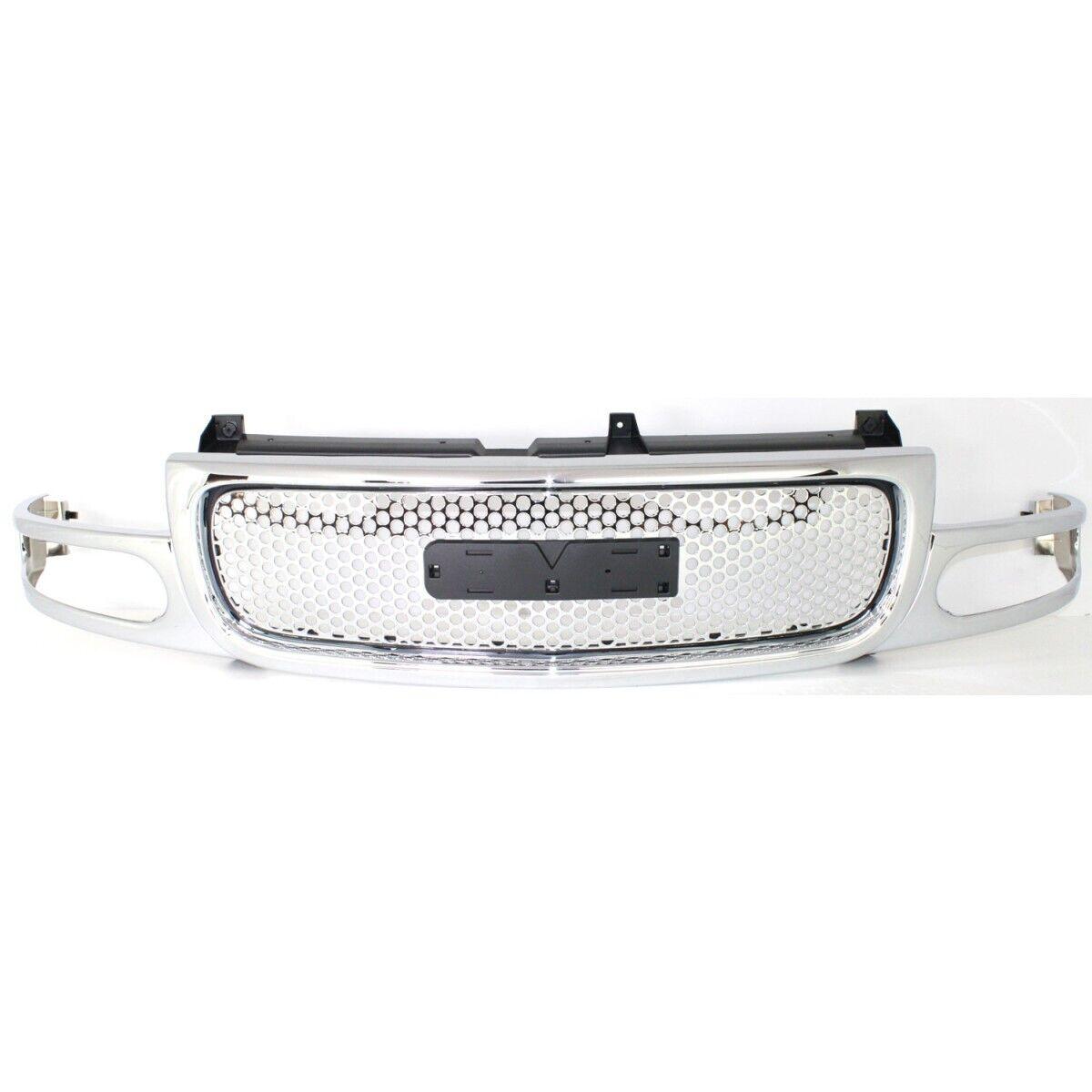 Calandre pour GMC Yukon Denali 2001-2006 (chrome argenté), GM1200510