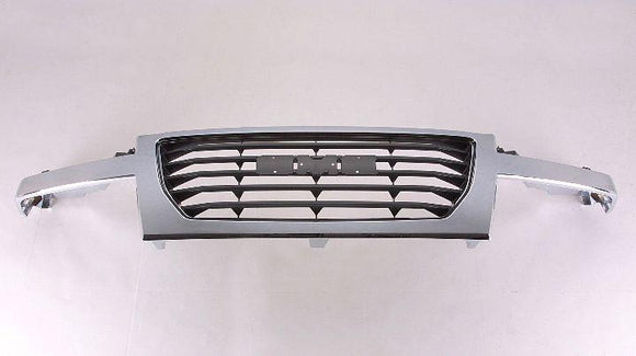 2004-2012 Gmc Canyon Grille Chrome Front With Black Center