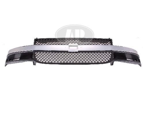 Calandre Chevrolet Express 2003-2021 chromée/grise avec phares composites, GM1200535