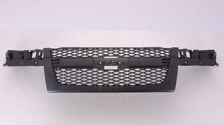 Calandre Chevrolet Colorado 2004-2009, cadre texturé gris foncé sans moulure, GM1200560