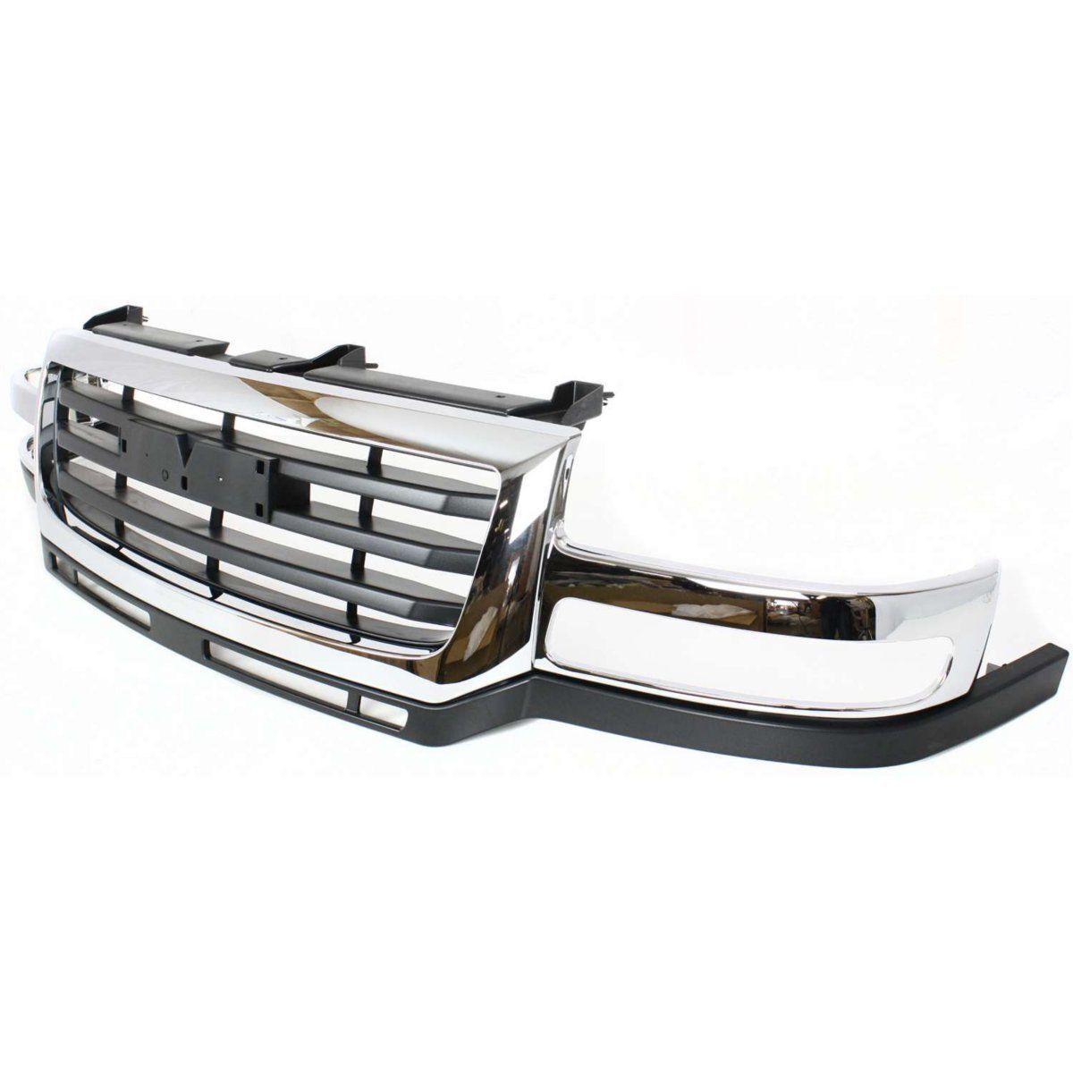 Calandre chromée/noire pour GMC Sierra 2500 (2003-2006), référence GM1200568