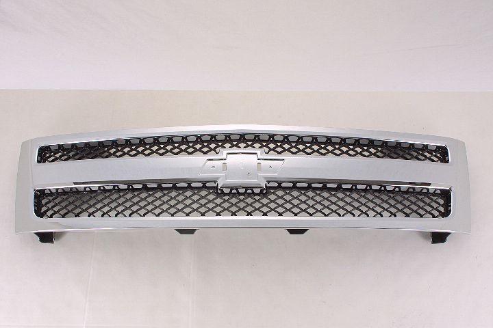 Calandre Chevrolet Silverado 1500 2007-2013 Chrome/Noir, GM1200572