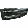 2007-2013 Chevrolet Silverado 1500 Grille Painte Black