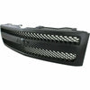 2007-2013 Chevrolet Silverado 1500 Grille Painte Black