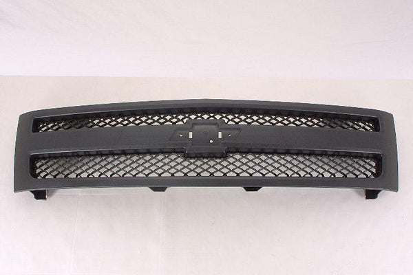 2007-2013 Chevrolet Silverado 1500 Grille Painte Black