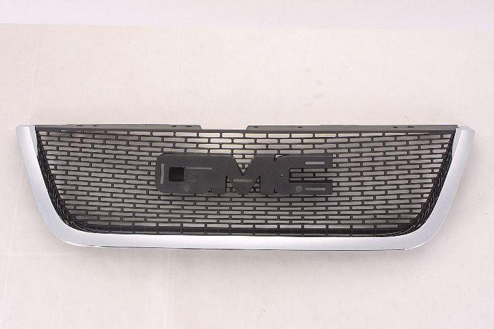 Calandre GMC Acadia 2007-2012, noir mat avec moulure chromée, GM1200585