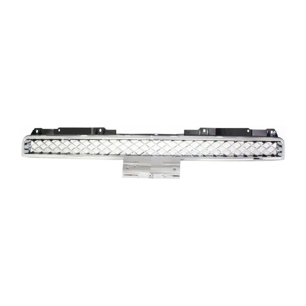 2007-2013 Chevrolet Avalanche Grille Upper Chrome With Platinum Frame With Off Rd
