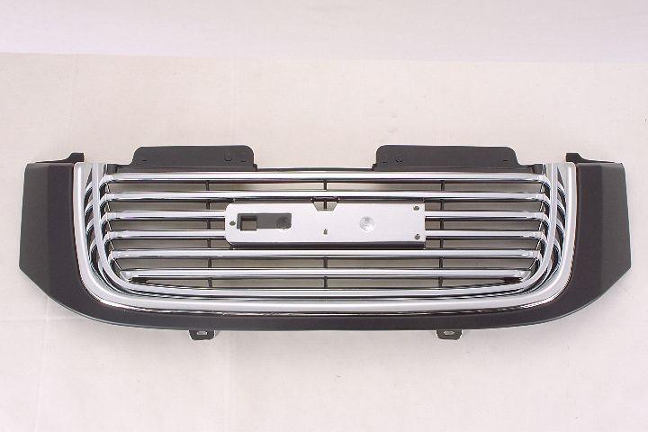 Calandre chromée/noire pour GMC Envoy 2004-2005 avec face avant noire, sans trou pour lève-vitre, GM1200604