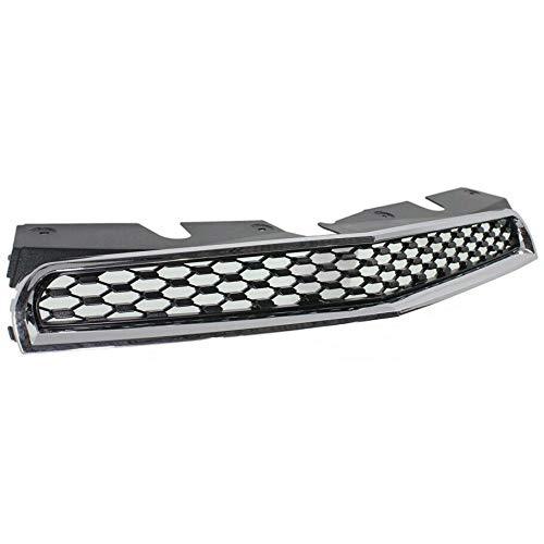 Calandre supérieure Chevrolet Equinox 2010-2015 Noir/Chrome, GM1200622
