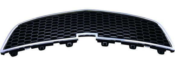 2011-2014 Chevrolet Cruze Grille Lower Matte-Black With Chrome Modg Exclude 1.4L Eco Model