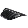2005-2008 Pontiac Vibe Grille Driver Side Upper Matte-Dark Gray With Chrome Mldg