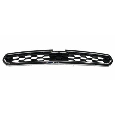 Calandre supérieure Chevrolet Spark 2013-2015, noir mat avec moulure chromée et emplacement pour phare antibrouillard, GM1200660