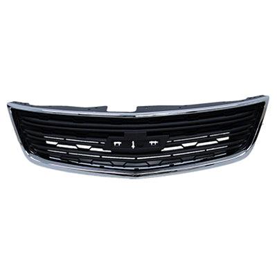 Calandre Chevrolet Traverse 2013-2017 Gris foncé mat sans moulure chromée, modèle LS, GM1200661