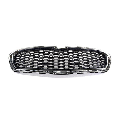 Calandre centrale Chevrolet Malibu 2014-2015 noire avec moulure chromée, GM1200675U - Hunt Parts