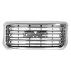 2015-2019 Gmc Sierra 3500 Grille Without Moulding Base/Sle Model Matte Dark Gray