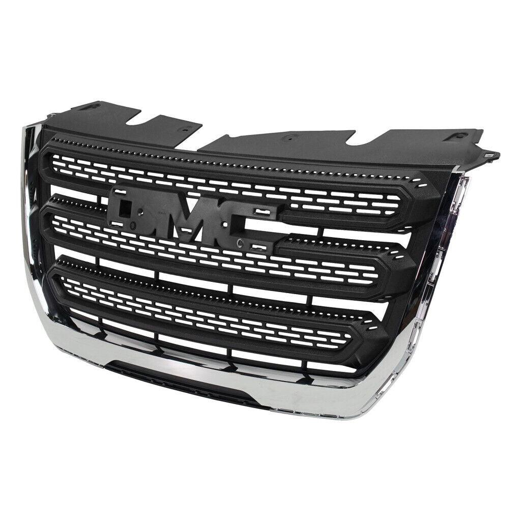 Calandre centrale noire chromée avant pour GMC Terrain 2016-2017 (modèles SL/SLE), référence GM1200723