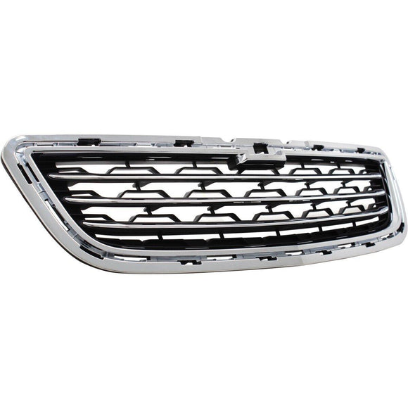 2015-2016 Chevrolet Trax Grille Lower Black With Chrome Frame Bar Mouldings
