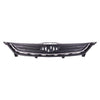2017-2019 Chevrolet Sonic Hatchback Grille Upper Matte Black With Chrome Moulding With Out Rs Pkg