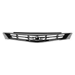 2016-2018 Chevrolet Cruze Sedan Grille Upper Ptd Black With Lower Chrome Moulding/Rs Pkg With Out Center Chrome Bar