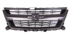 2015-2020 Chevrolet Colorado Grille Matte Black With Gray Frame Z-71 Model With Out Centennial Edition