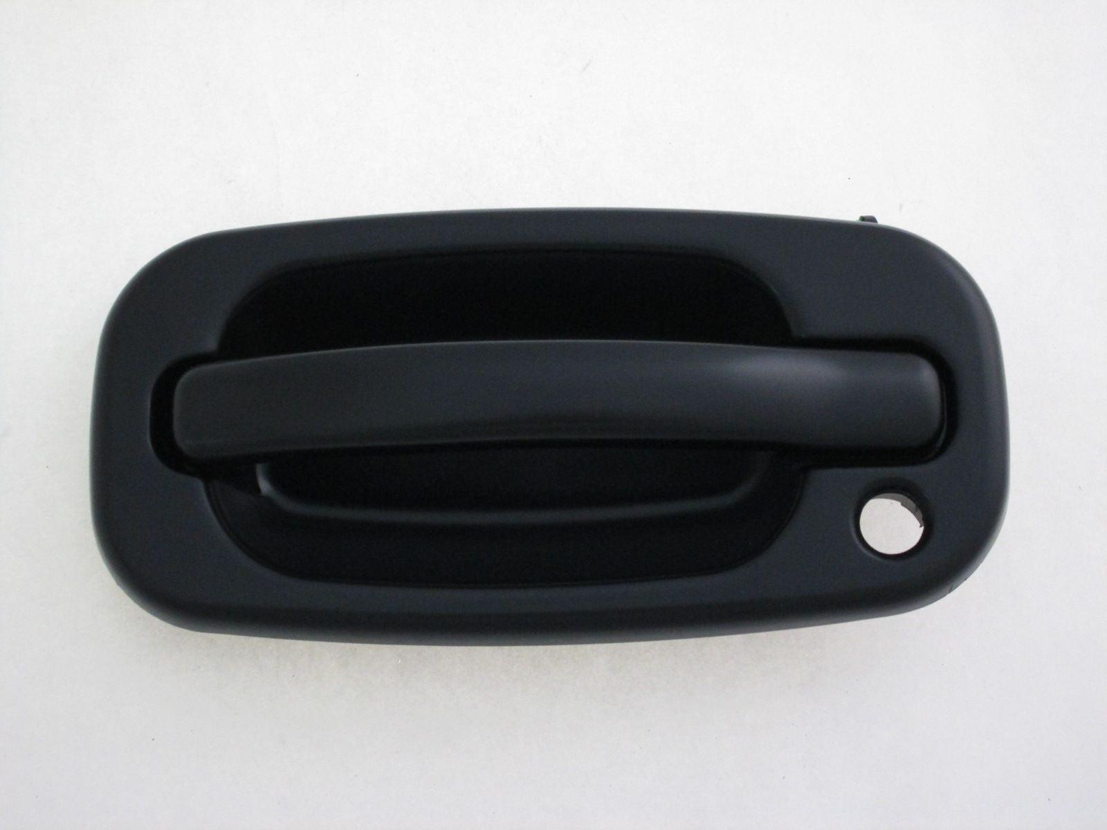 Poignée de porte extérieure avant côté conducteur pour GMC Denali 1500 2002-2007, noire (avec clé), GM1310140