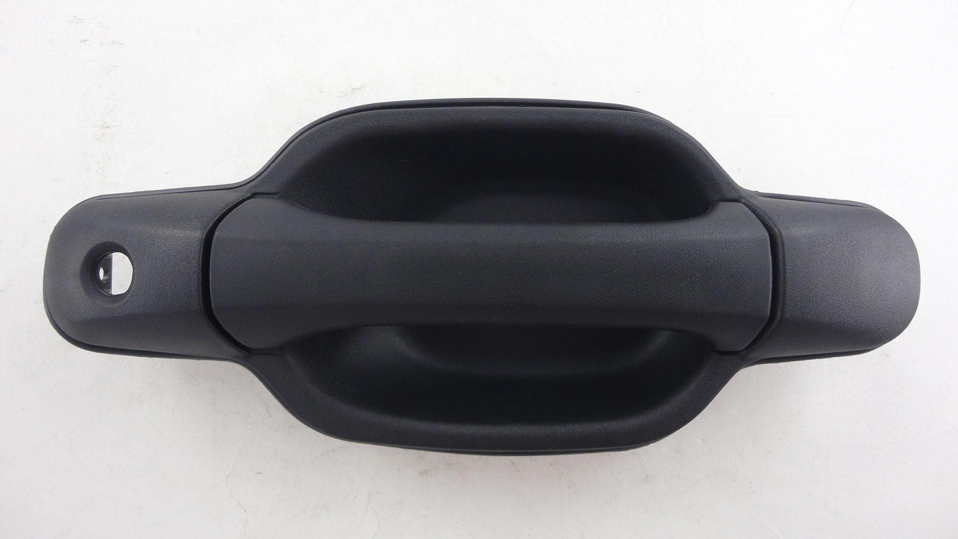 Poignée de porte extérieure avant côté conducteur, noire, avec trou de serrure, pour GMC Canyon 2004-2012, référence GM1310141