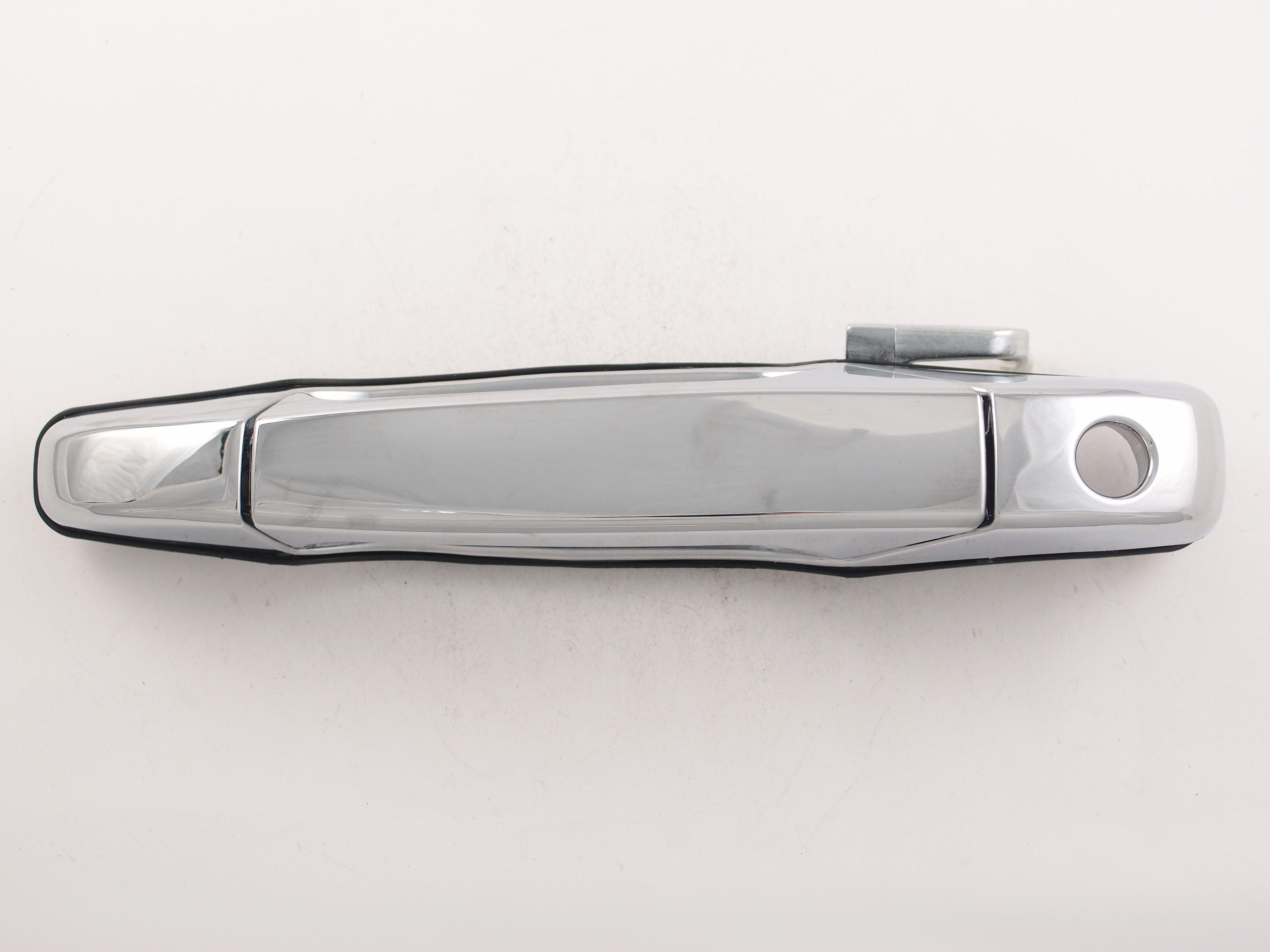 Poignée de porte extérieure avant côté conducteur, chromée, pour Chevrolet Silverado 2500 (2007-2010), avec serrure à clé, référence GM1310163