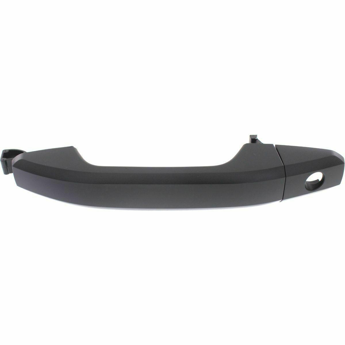Poignée de porte extérieure avant côté conducteur pour GMC Sierra 1500 (2014-2018) avec serrure et cache, finition apprêtée noire, GM1310193