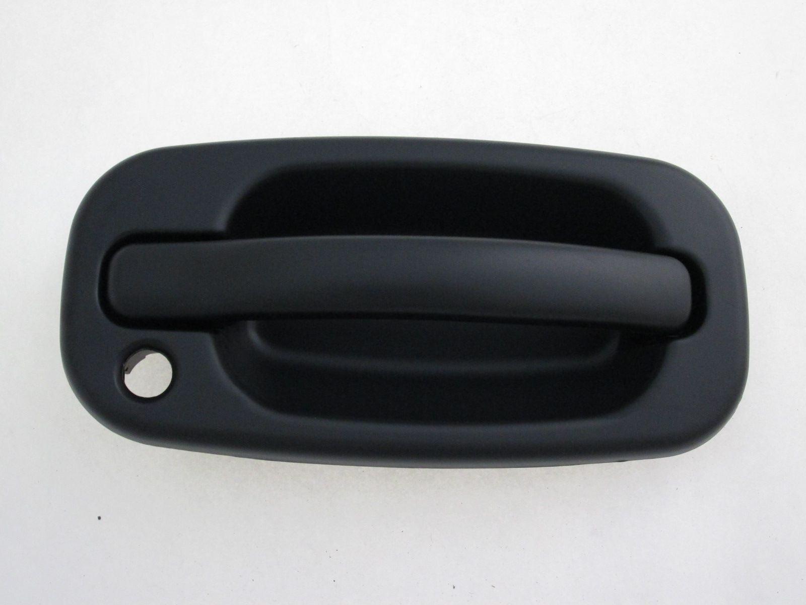 Poignée de porte extérieure avant côté passager pour GMC Sierra 3500 1999-2006, noire (avec clé), GM1311140