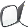 1996-2002 Chevrolet Express Mirror Driver Side Power Heated Textured Flat Glass